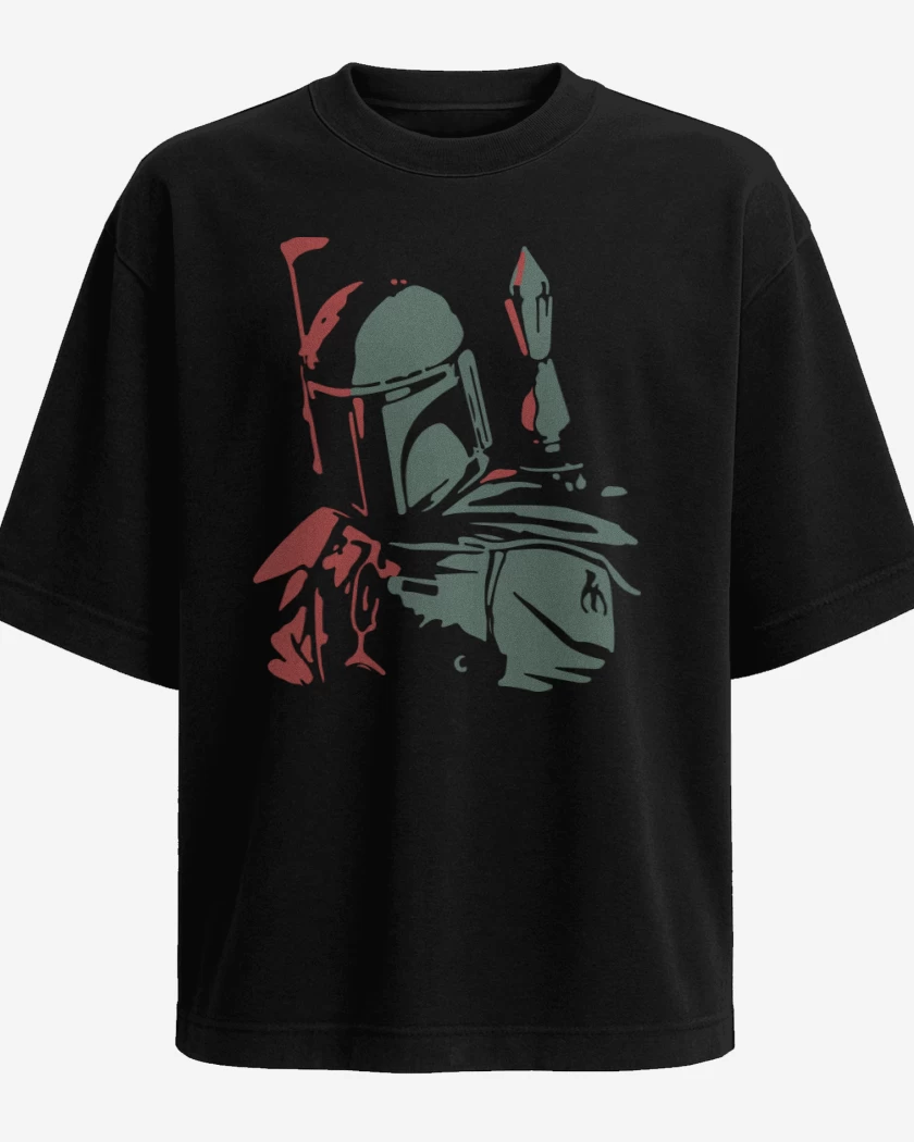 Polera Oversize Star Wars - Boba Fett