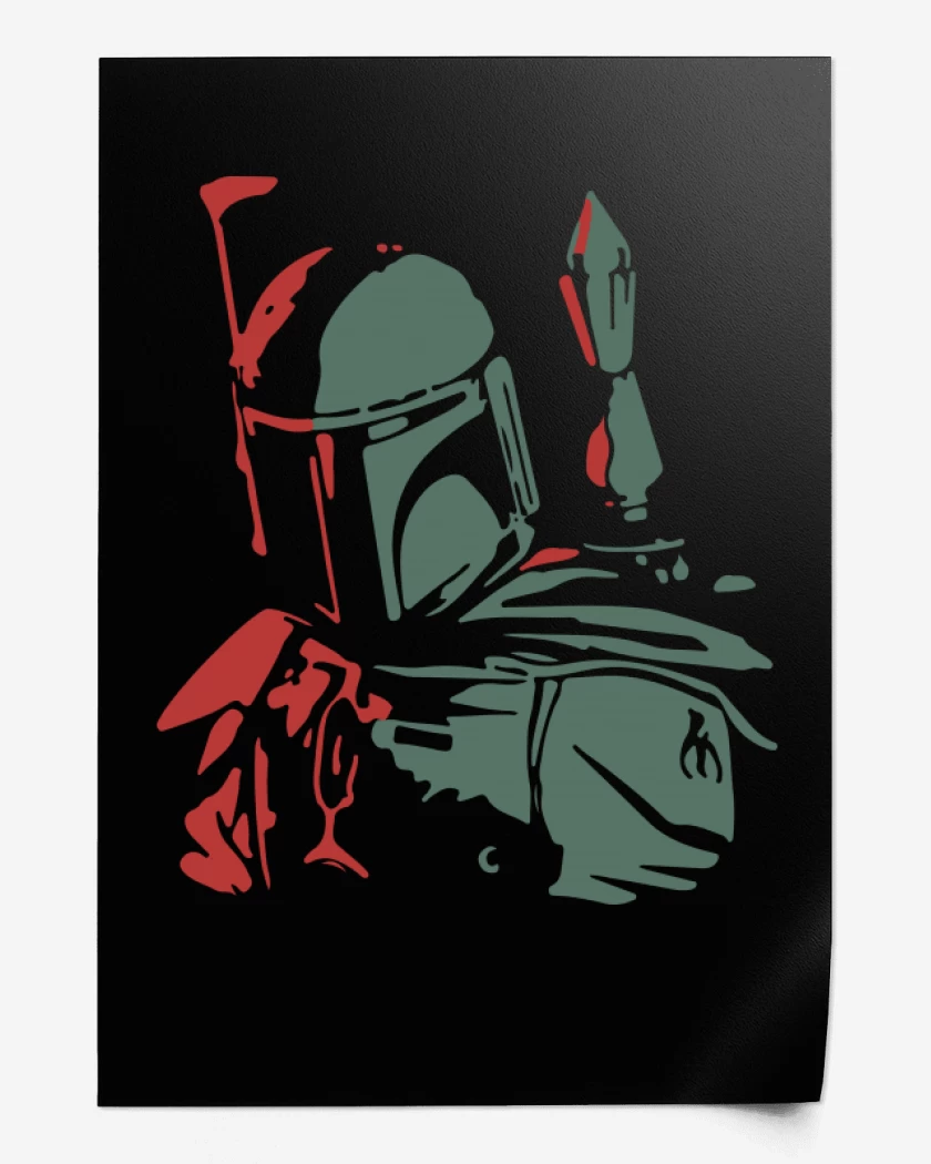 Print Star Wars - Boba Fett