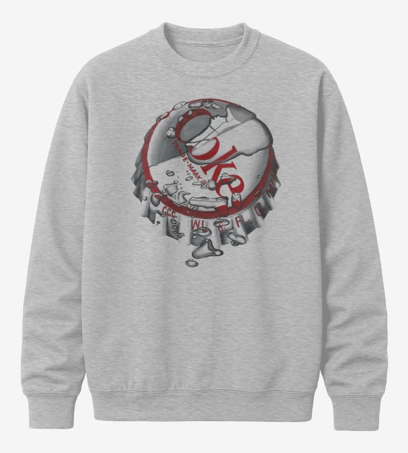 Poleron polo Gris Melange de Coke