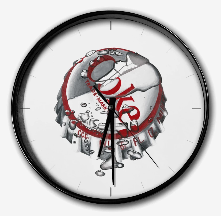 Reloj Blanco de Coke