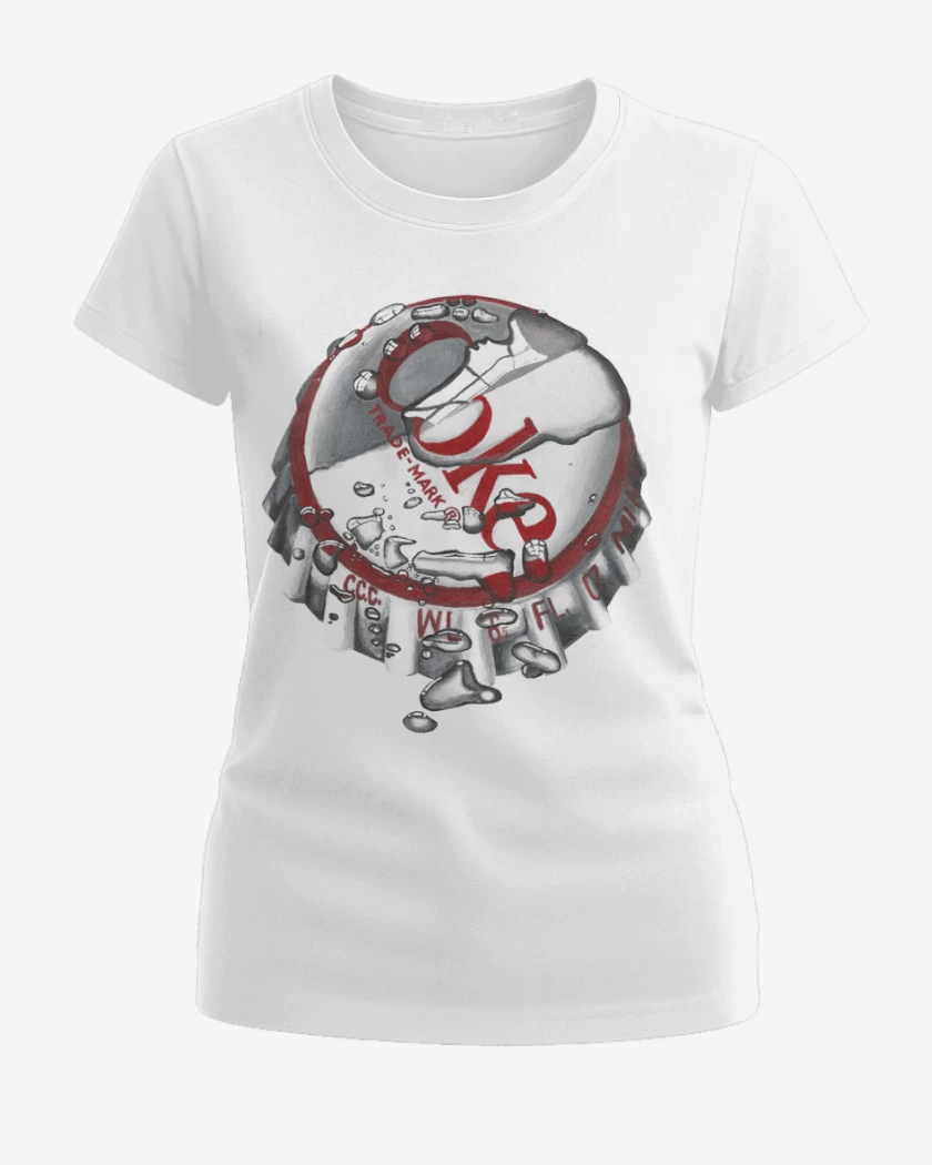 Polera de Mujer Blanco de Coke