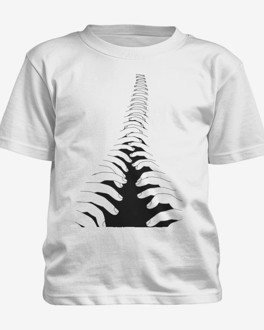 Polera de niño Blanco de cierre