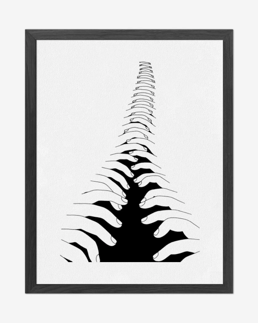 Cuadro decorativo Blanco de cierre