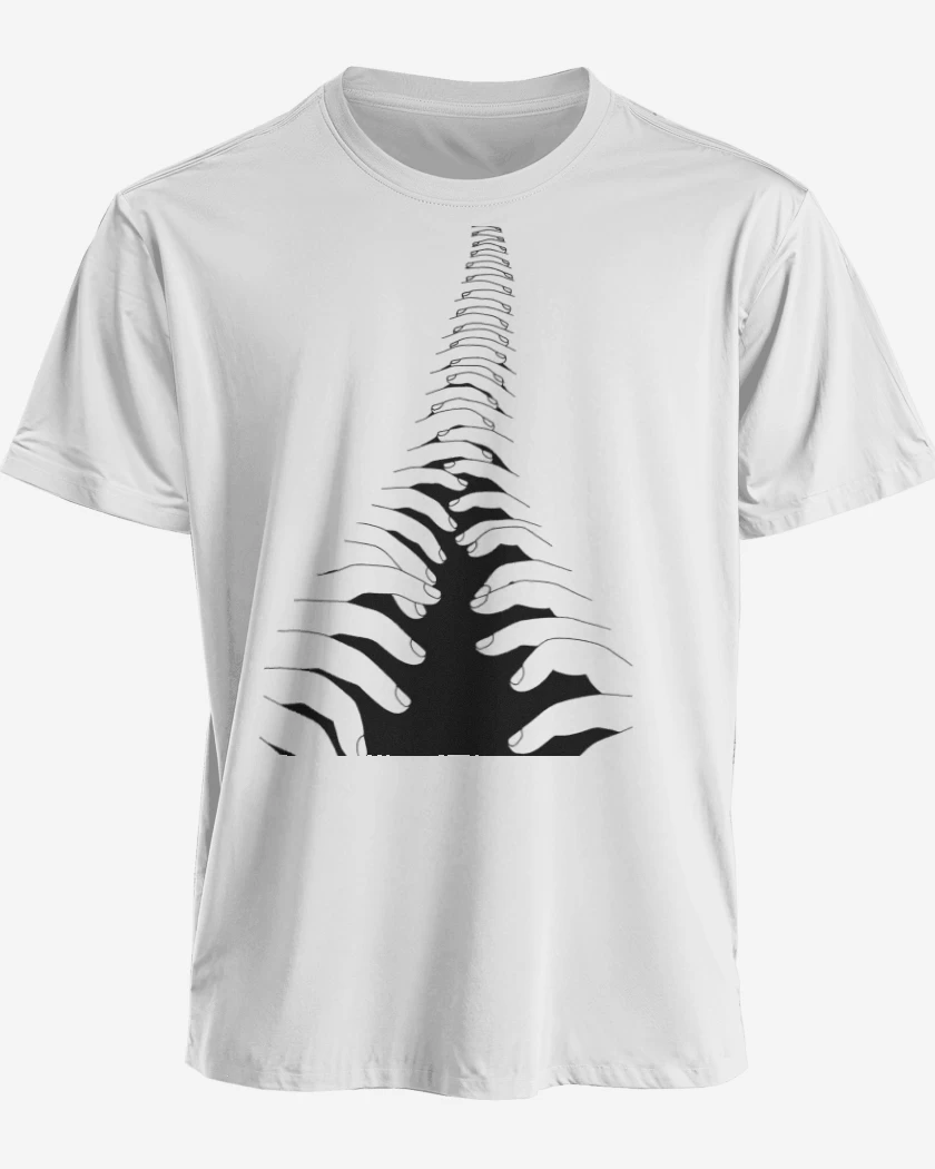 Polera premium Blanco de cierre