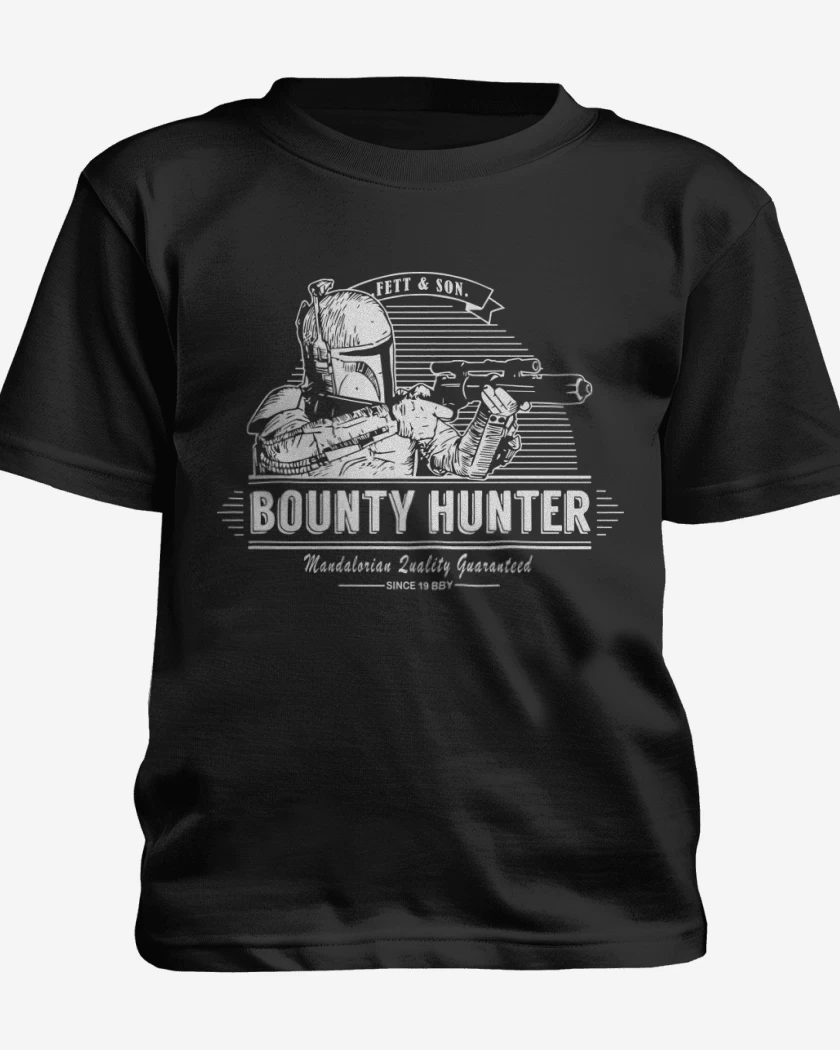 Polera de niño Negro de Star Wars - Bounty Hunter