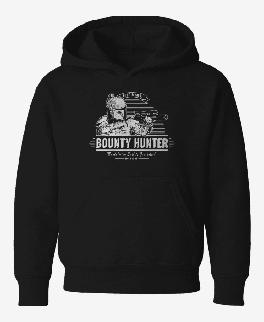 Poleron de niño Negro de Star Wars - Bounty Hunter