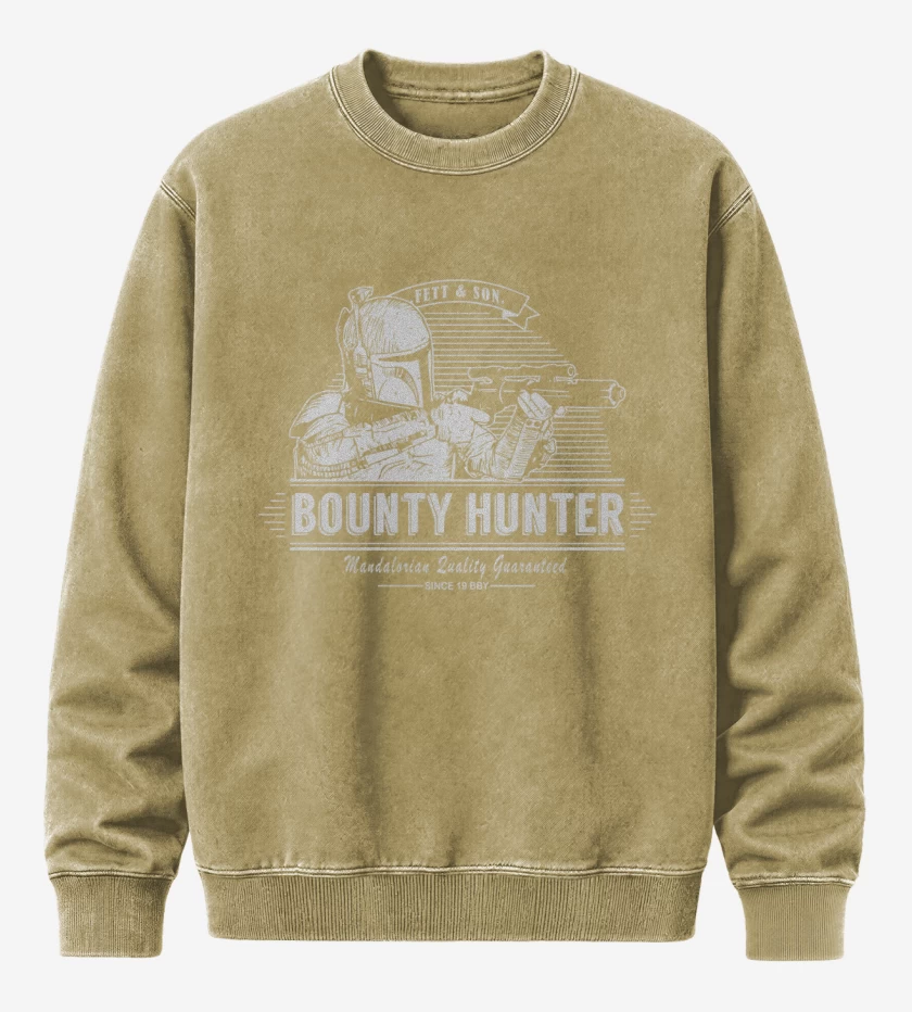 Poleron Polo Acid Wash Beige de Star Wars - Bounty Hunter