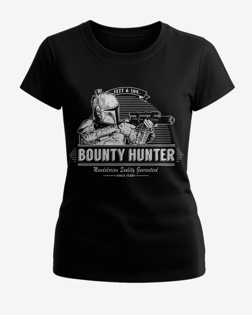 Polera de Mujer Negro de Star Wars - Bounty Hunter