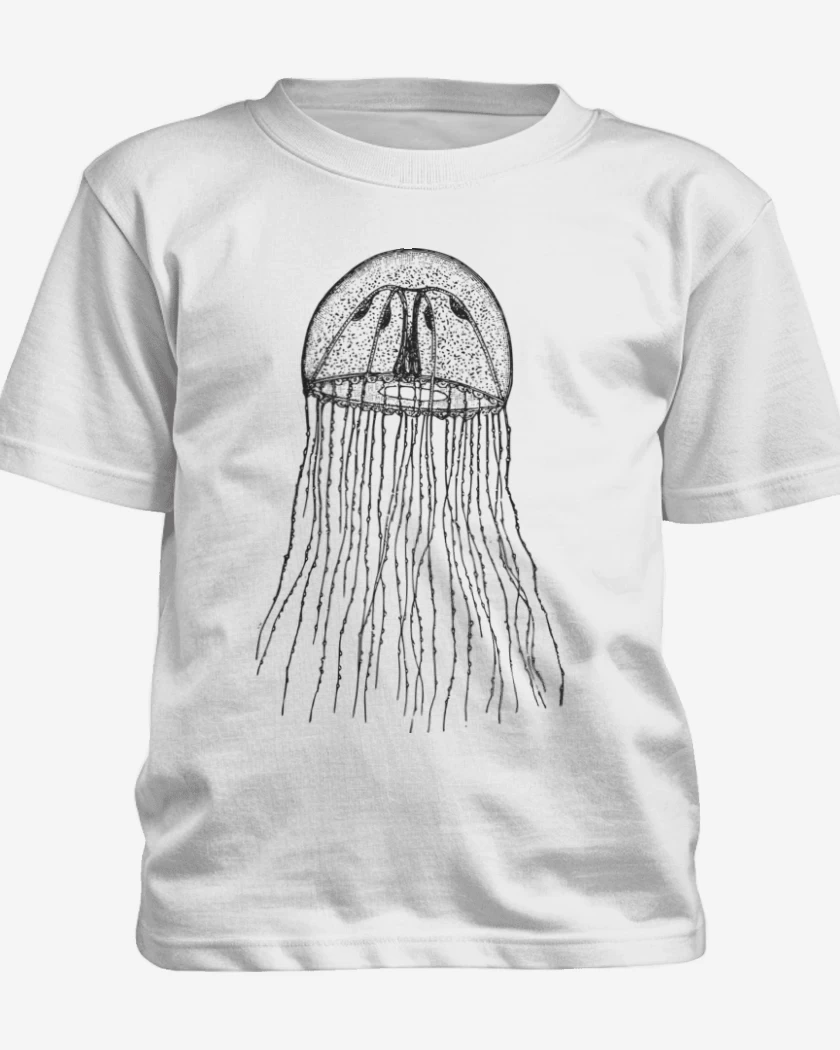Polera de niño Blanco de Jelly Fish