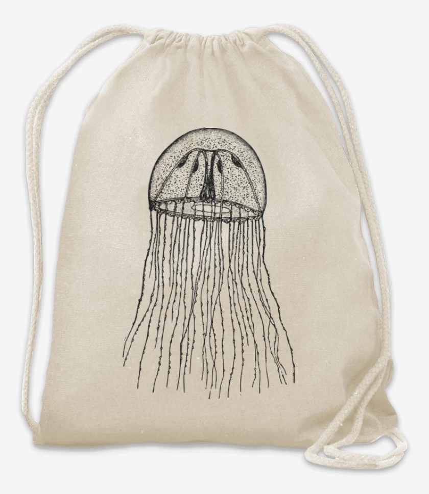 Mochila Blanco de Jelly Fish