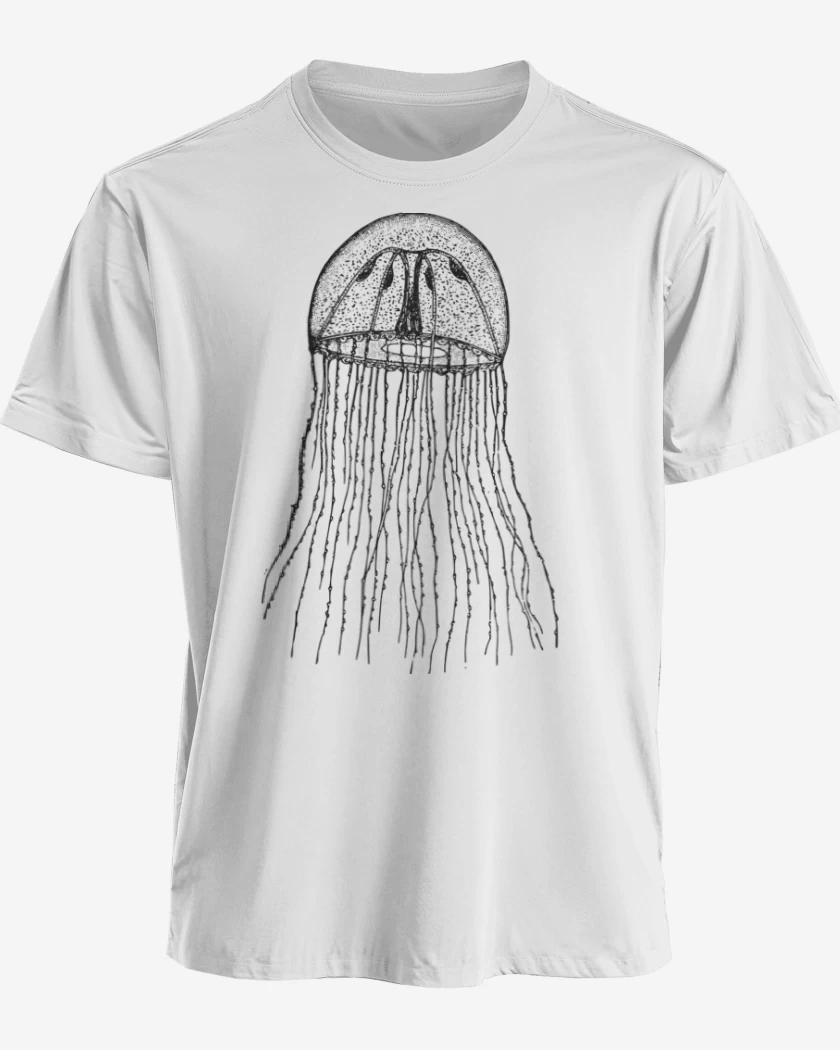 Polera premium Blanco de Jelly Fish