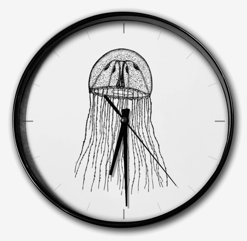 Reloj Blanco de Jelly Fish
