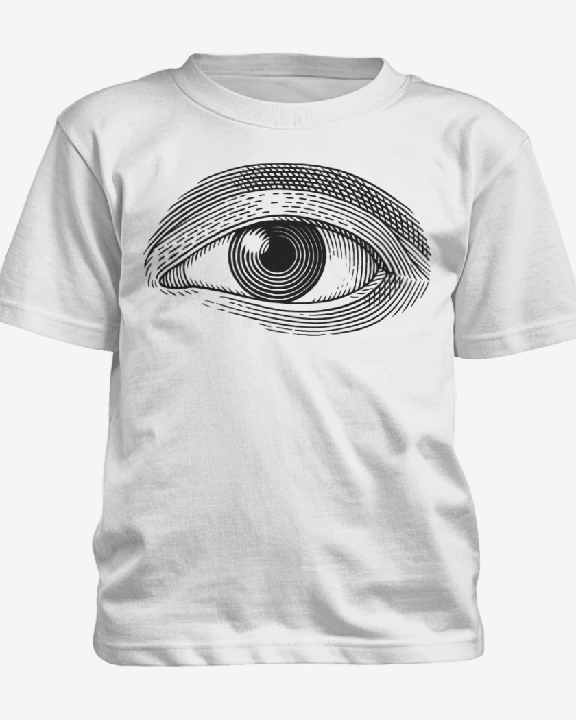 Polera de niño Blanco de Ojo