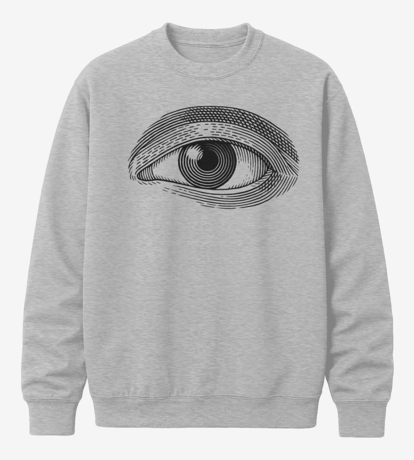 Poleron polo Gris Melange de Ojo