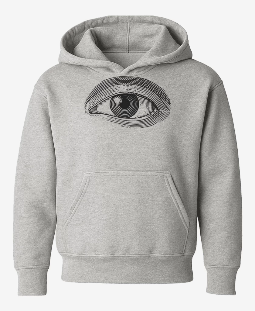 Poleron de niño Gris Melange de Ojo