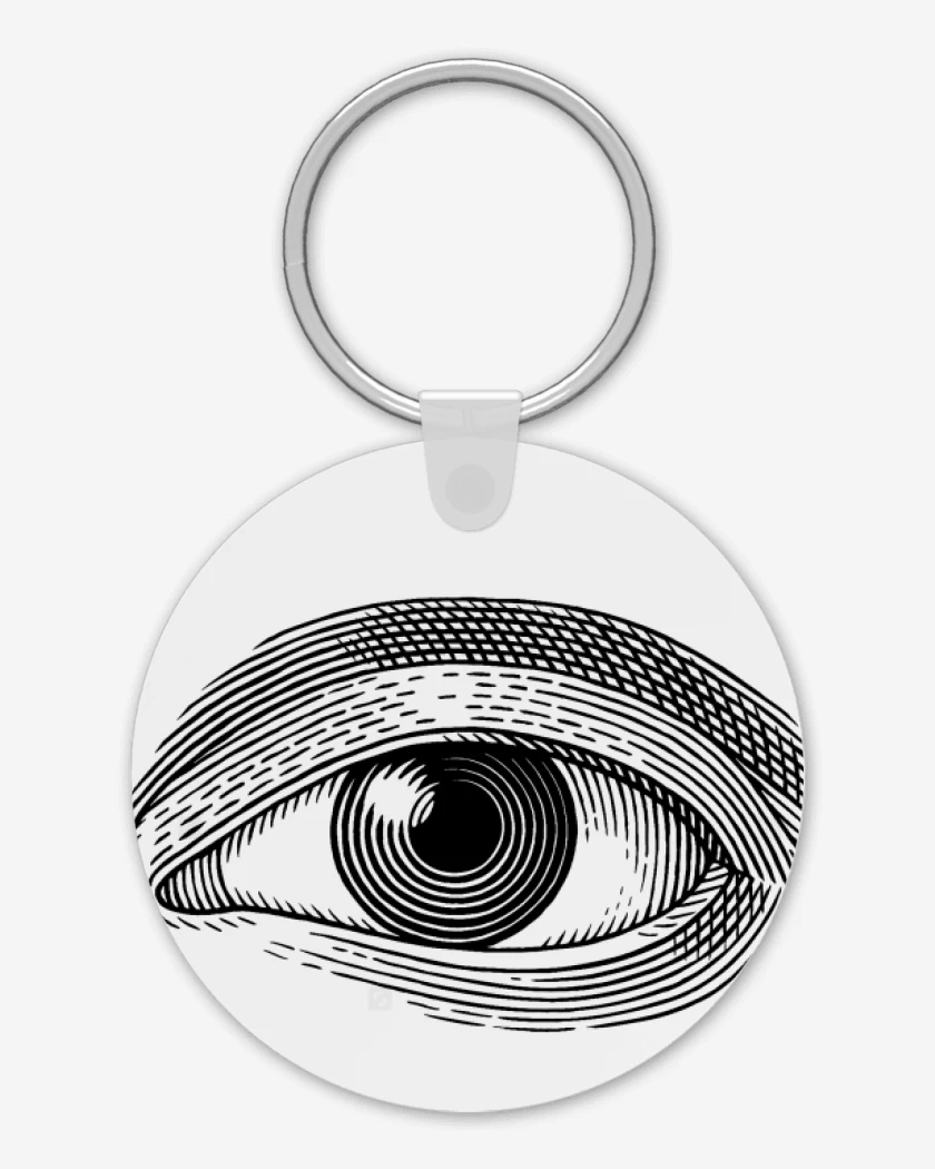 Llavero Blanco de Ojo