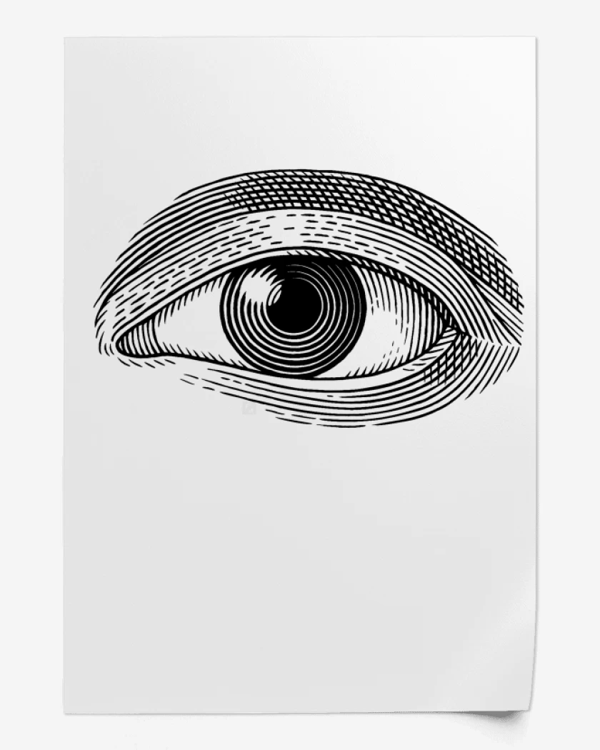 Print Blanco de Ojo