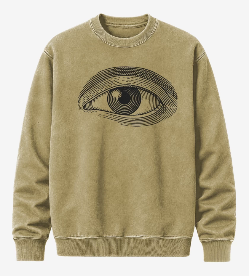 Poleron Polo Acid Wash Ojo