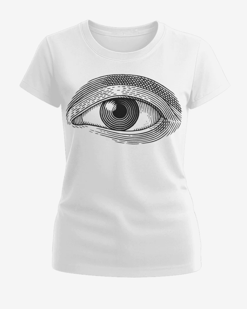 Polera de Mujer Blanco de Ojo