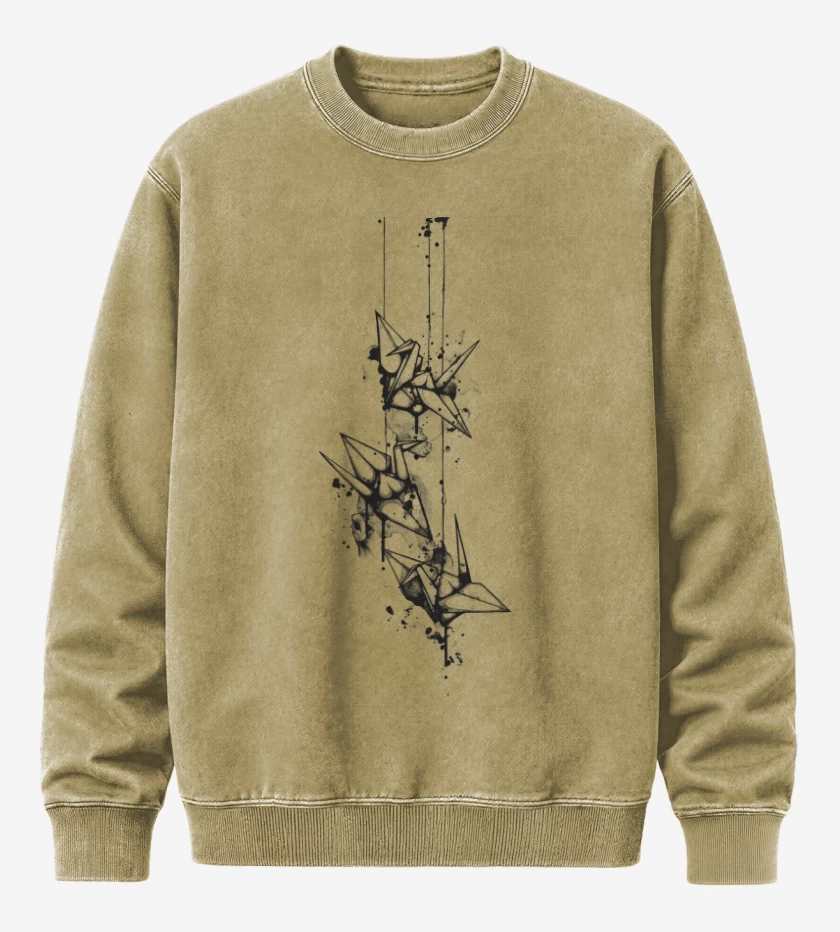 Poleron Polo Acid Wash Origami