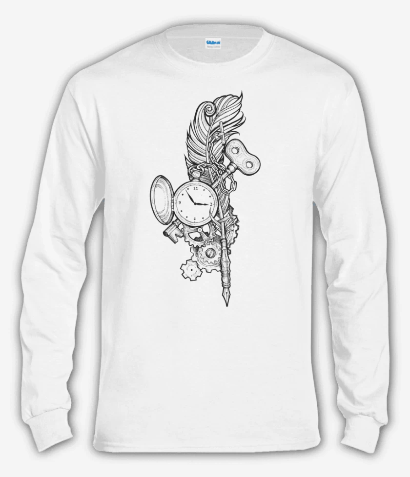 Polera manga larga Blanco de Old