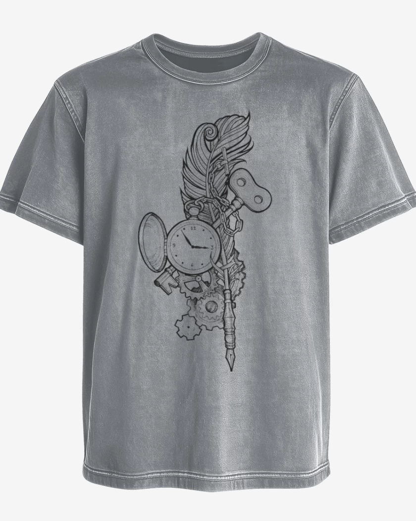 Polera desgastada Old