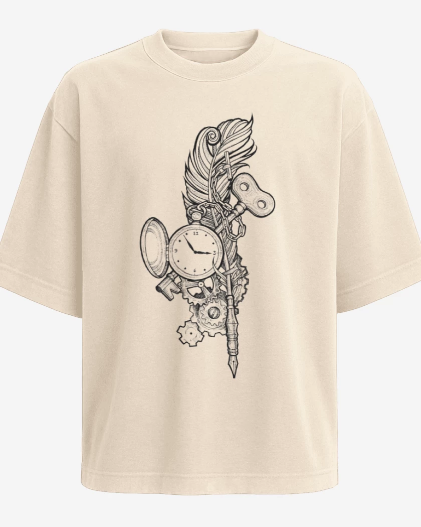 Polera Oversize Beige de Old