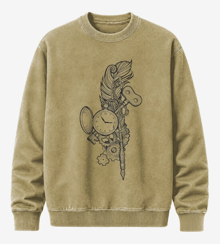 Poleron Polo Acid Wash Beige de Old