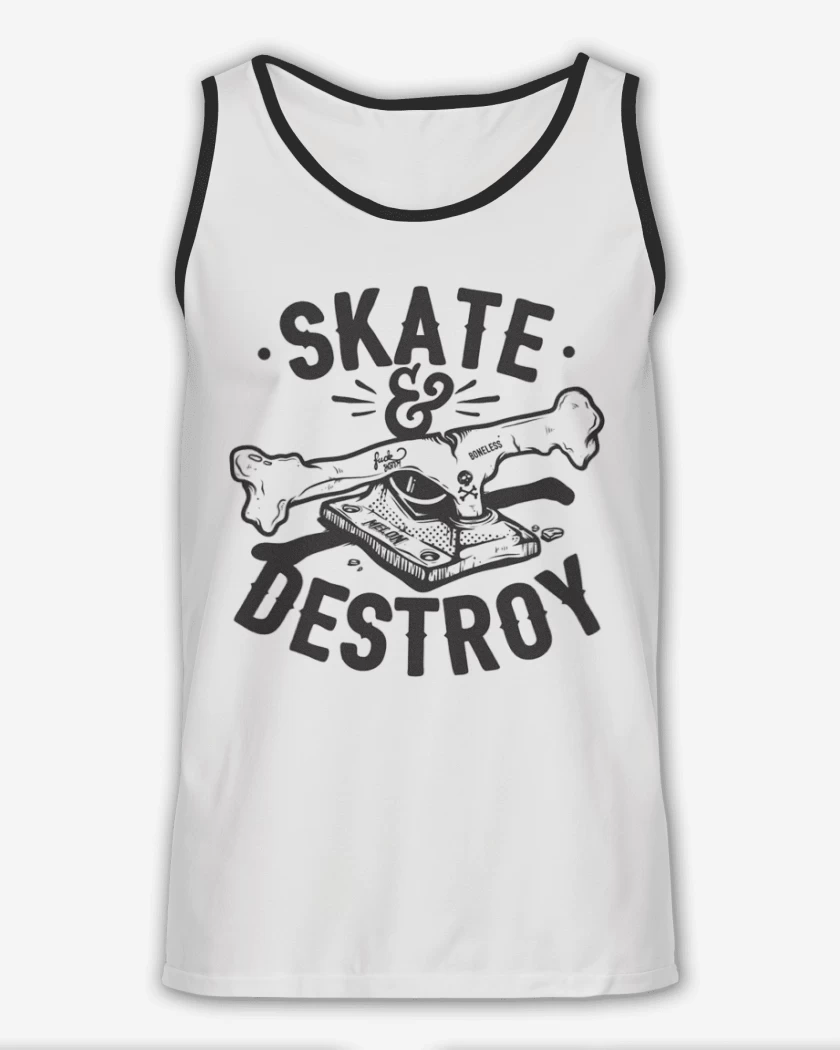 Sudadera Blanco de Skate Destroy