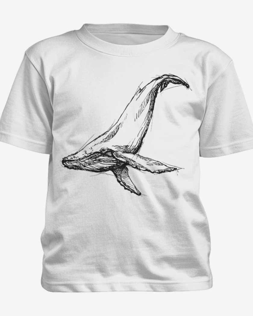 Polera de niño Blanco de Ballena