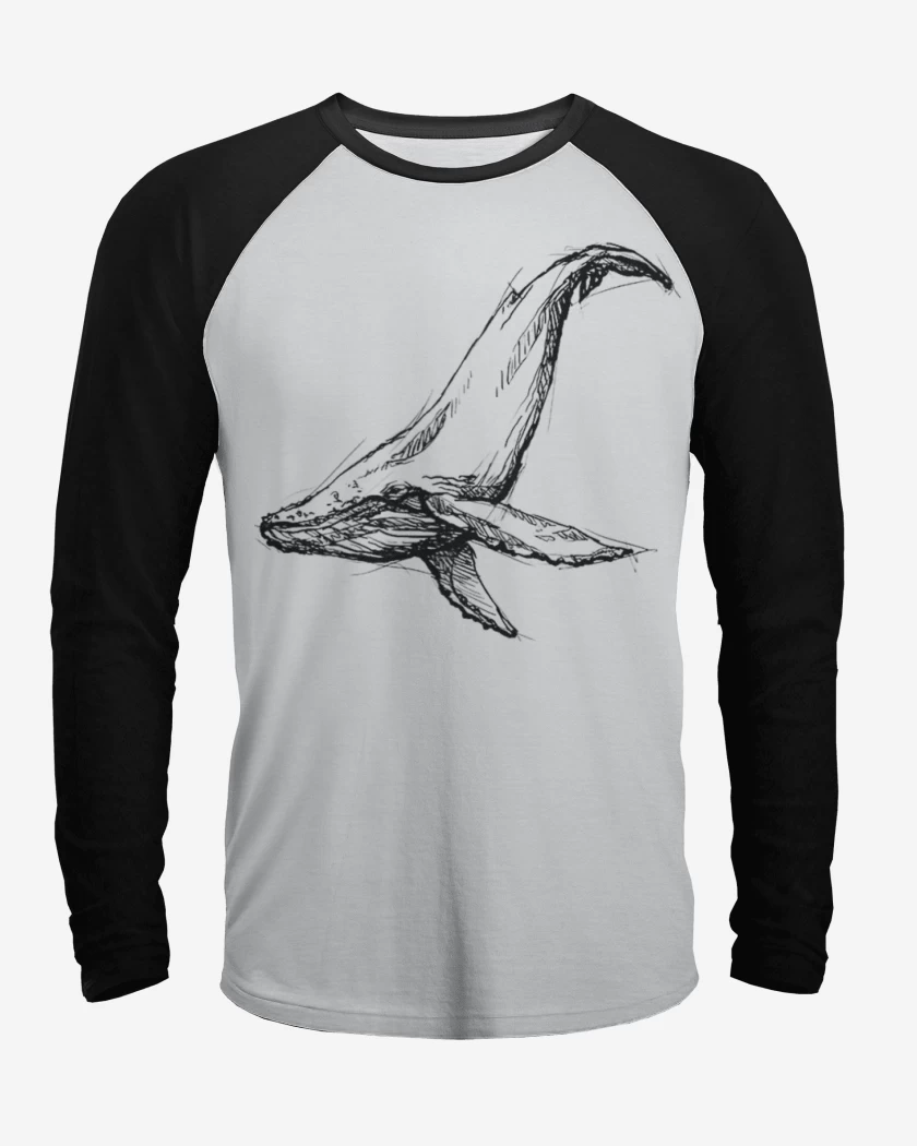 Polera Raglan Ballena