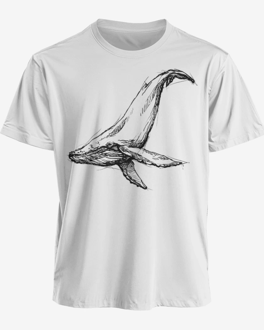 Polera premium Blanco de Ballena