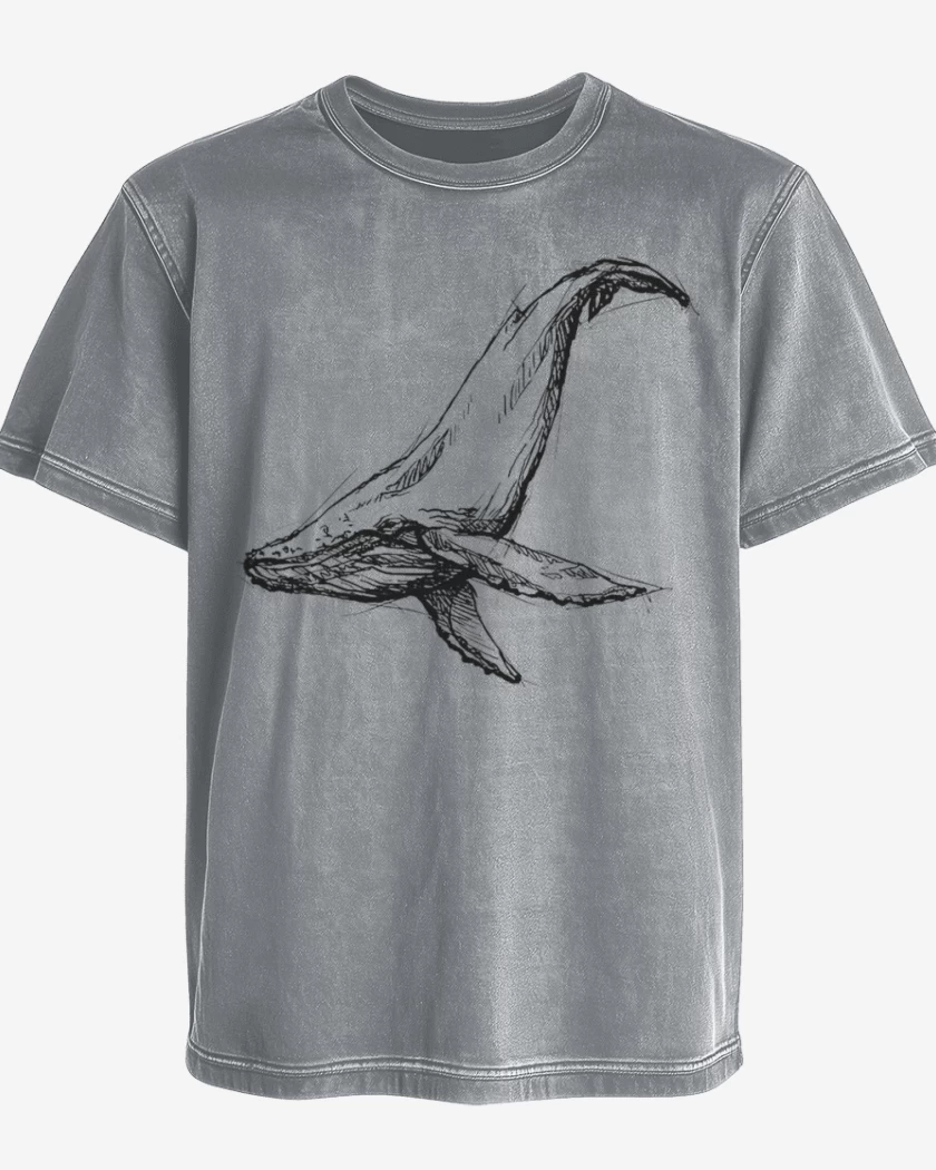 Polera desgastada Ballena