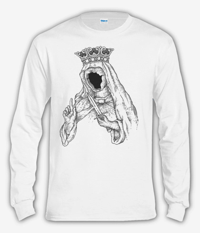 Polera manga larga Blanco de Virgen