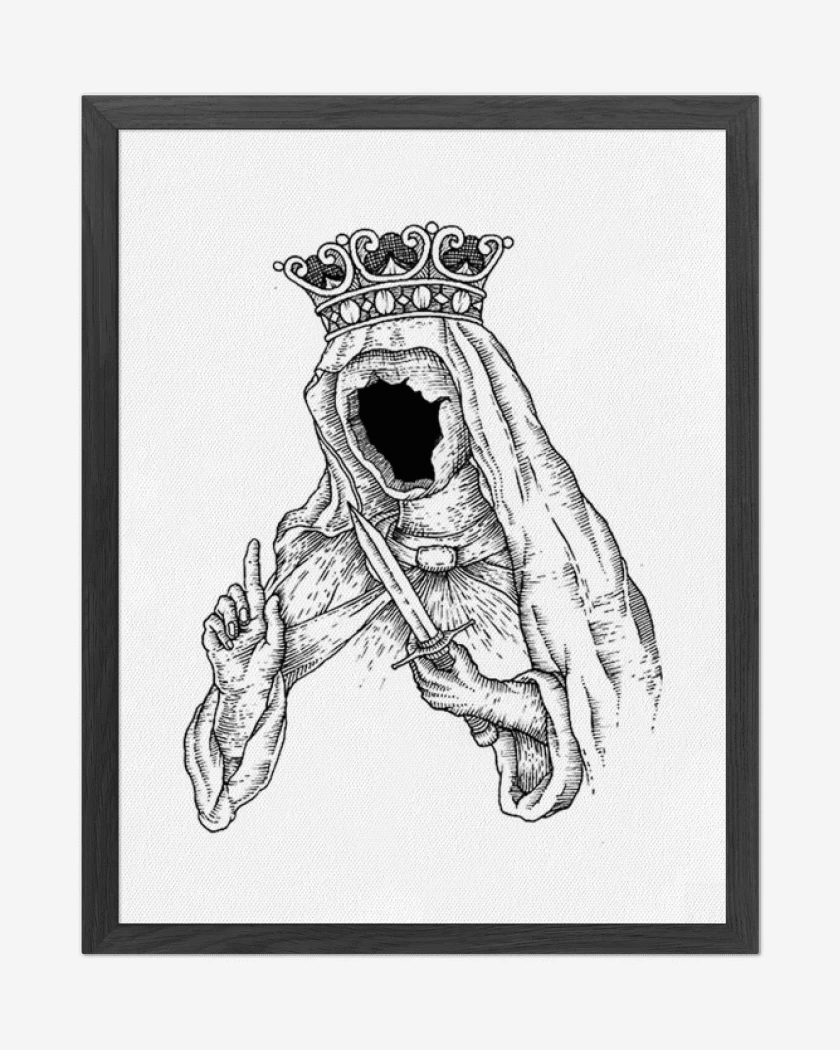 Cuadro decorativo Blanco de Virgen