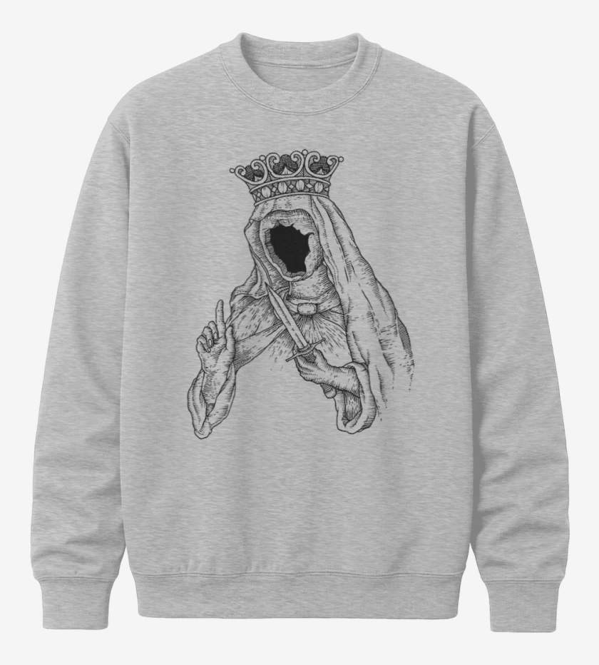 Poleron polo Gris Melange de Virgen
