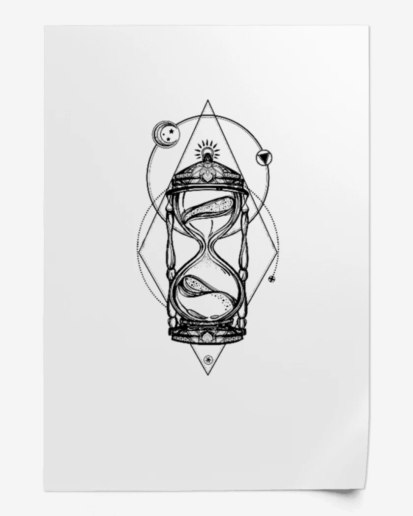 Print Reloj de arena