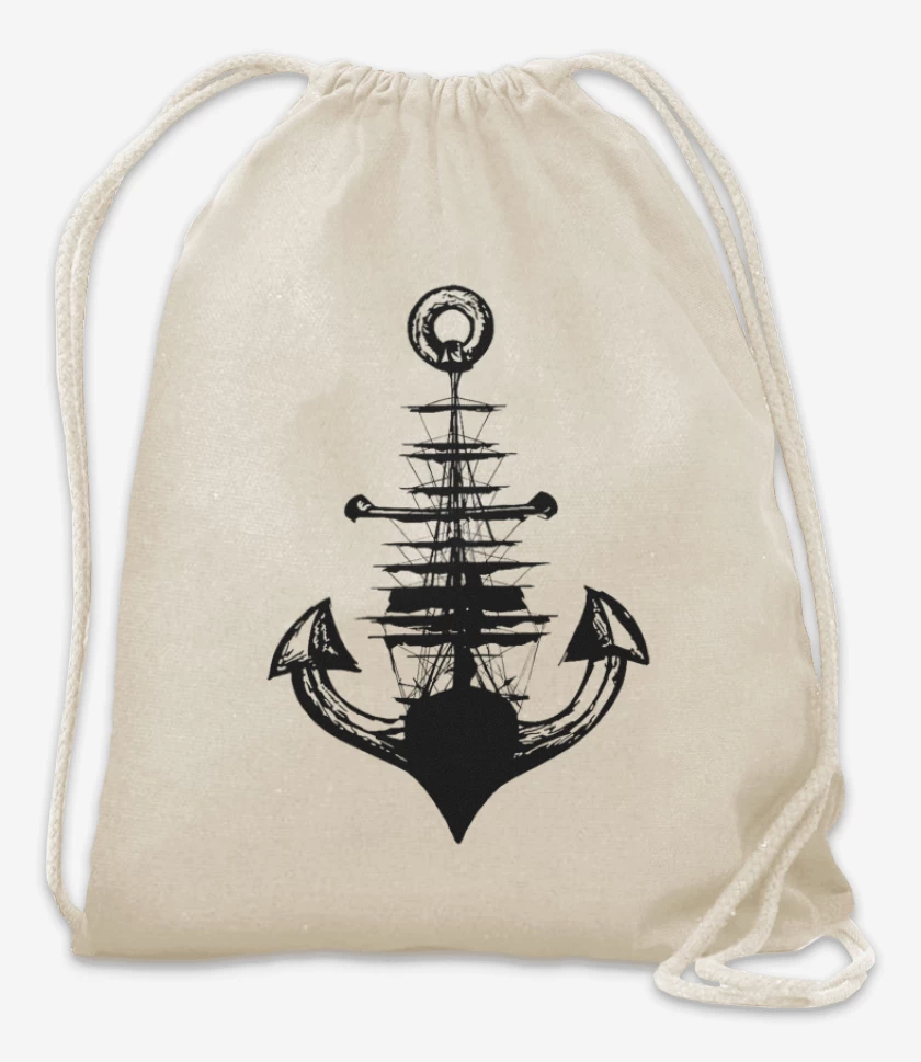Mochila Blanco de Barco ancla
