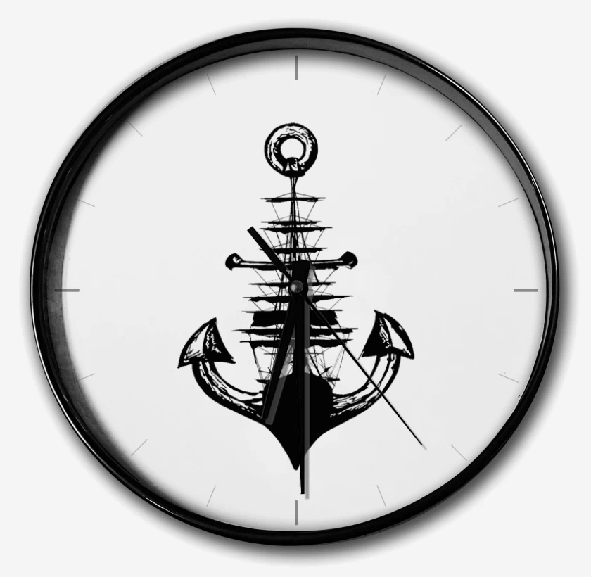 Reloj Blanco de Barco ancla