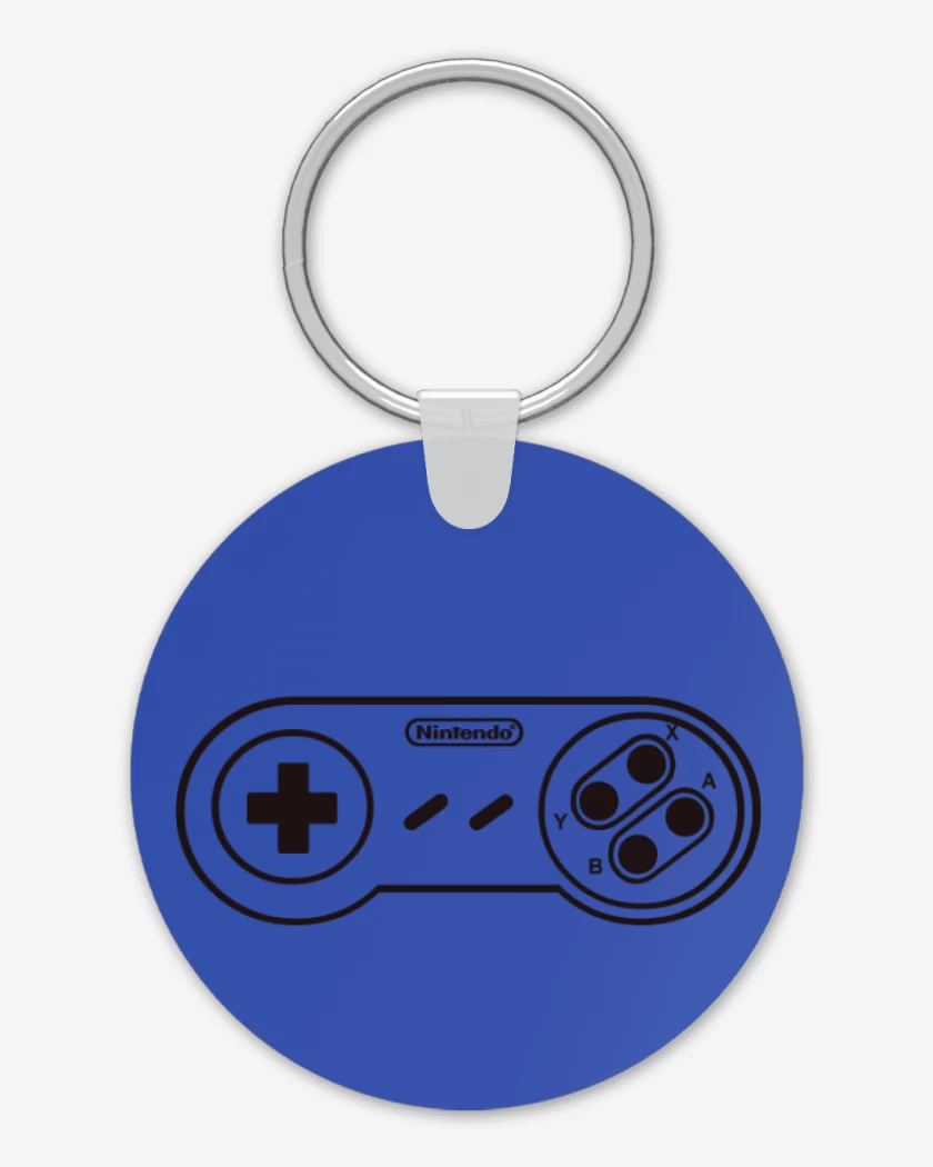 Llavero Azul Rey de Super Nintendo - Joystick
