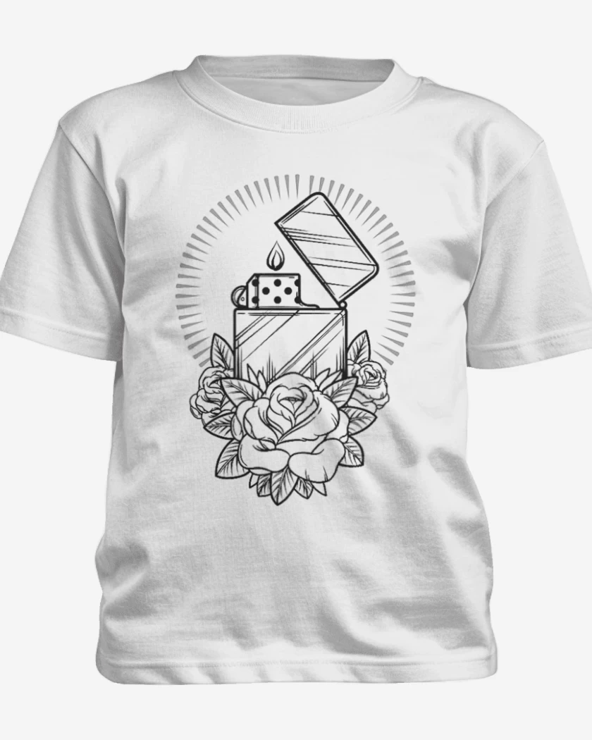 Polera de niño Blanco de Encendedor