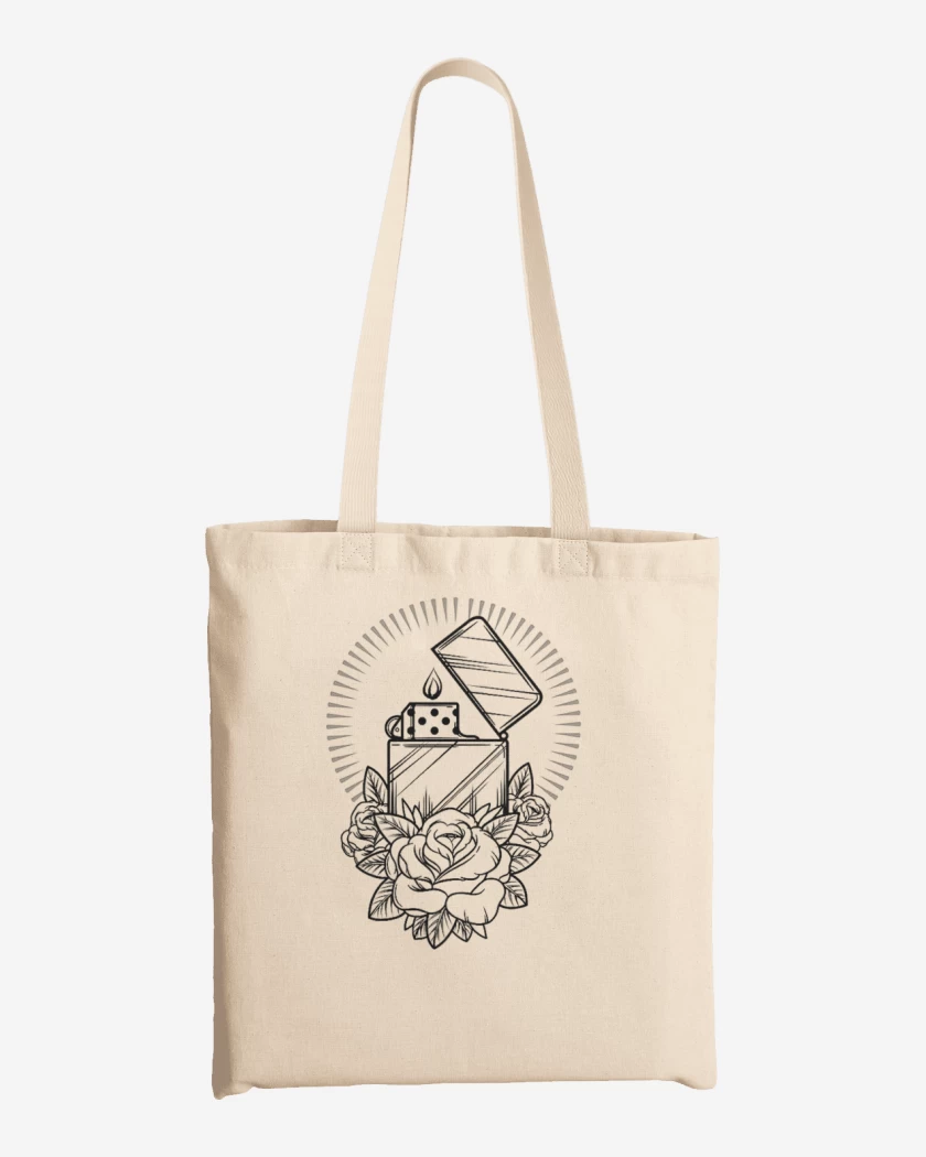 Totebag Blanco de Encendedor