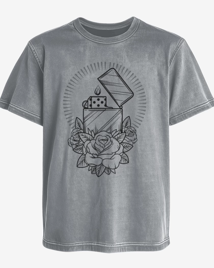 Polera desgastada Encendedor