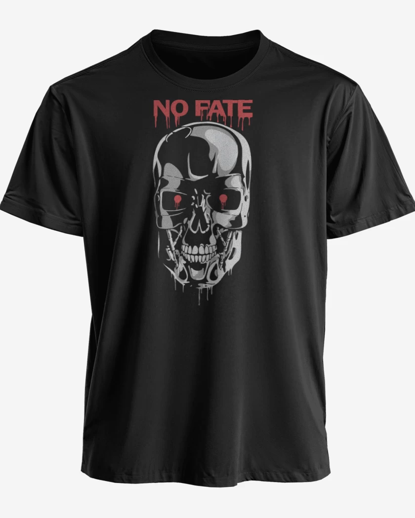 Polera premium Negro de Terminator No Fate