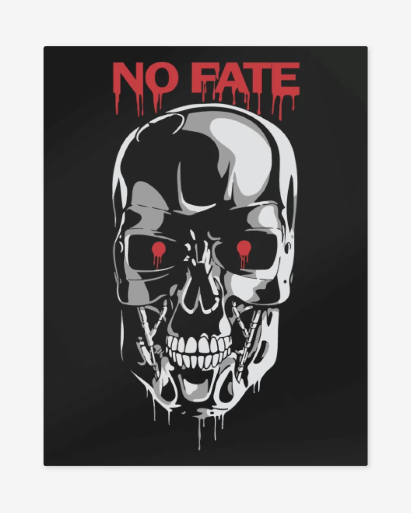 Print metalico Terminator No Fate