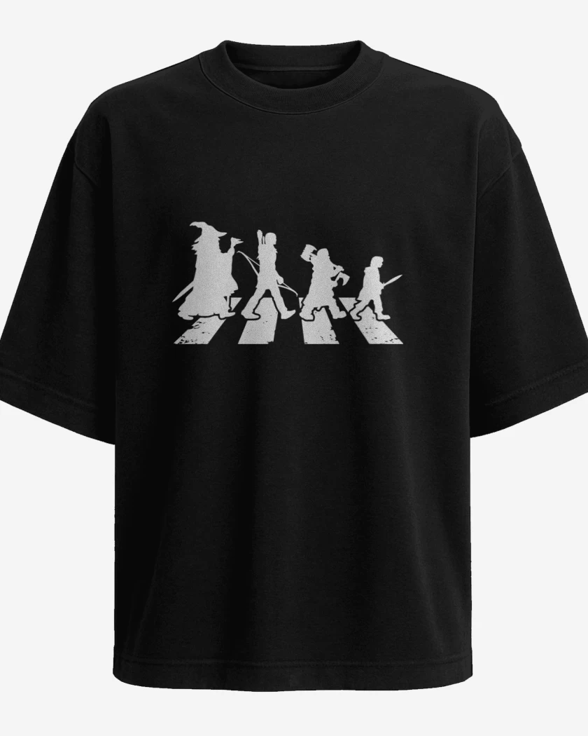Polera Oversize The Lord Of The Rings - Mordor Road