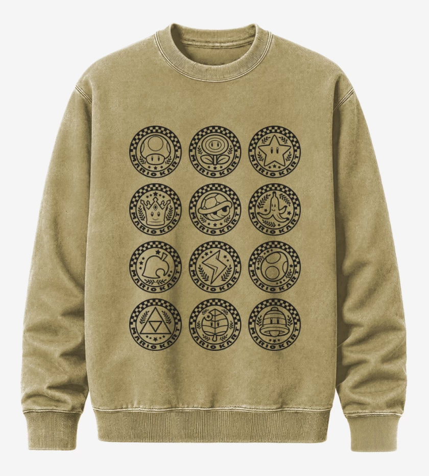 Poleron Polo Acid Wash Beige de Cups