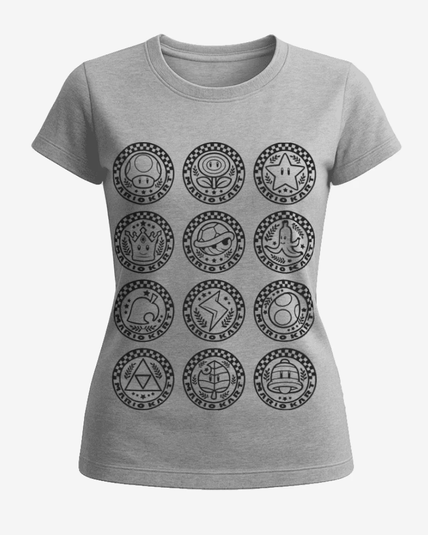 Polera de Mujer Gris Melange de Cups