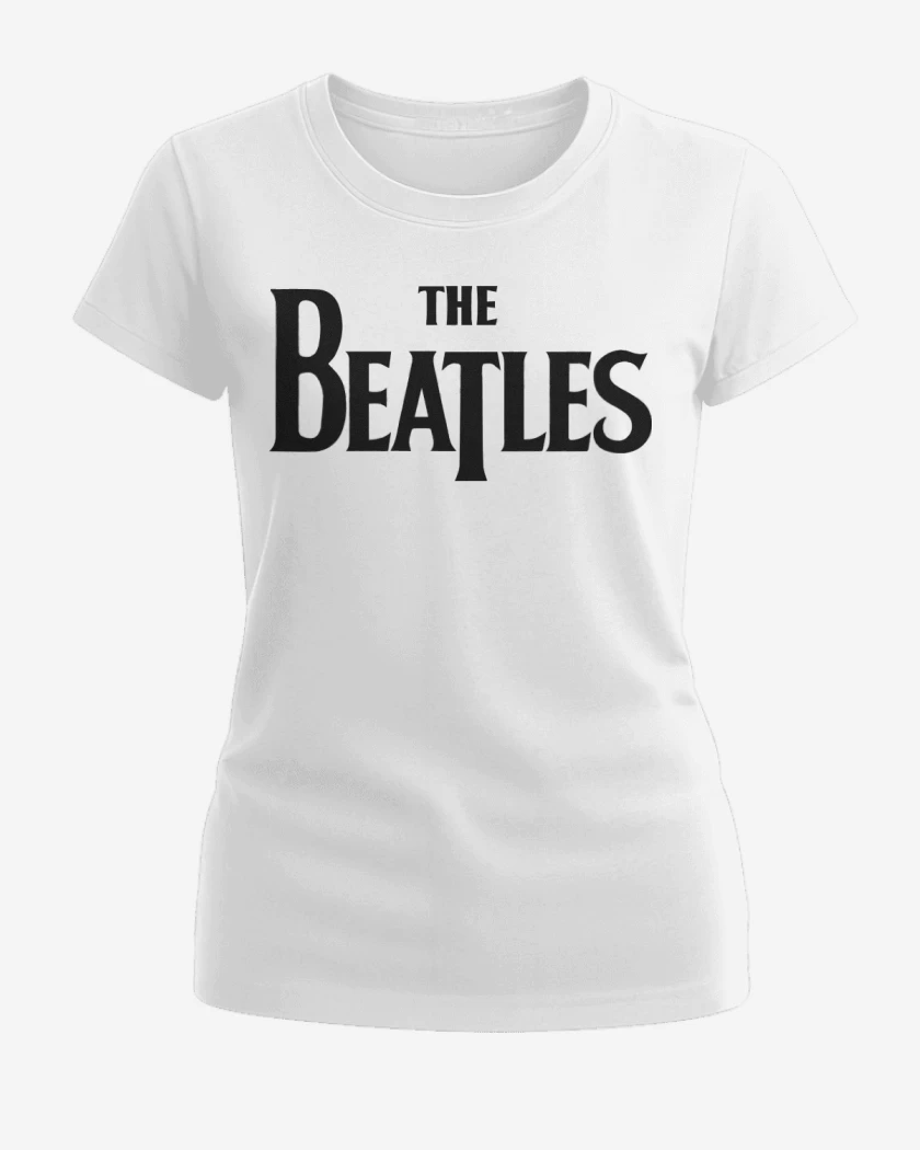 Polera de Mujer Blanco de The Beatles