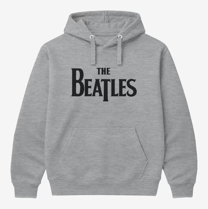 Polerón Canguro Gris Melange de The Beatles